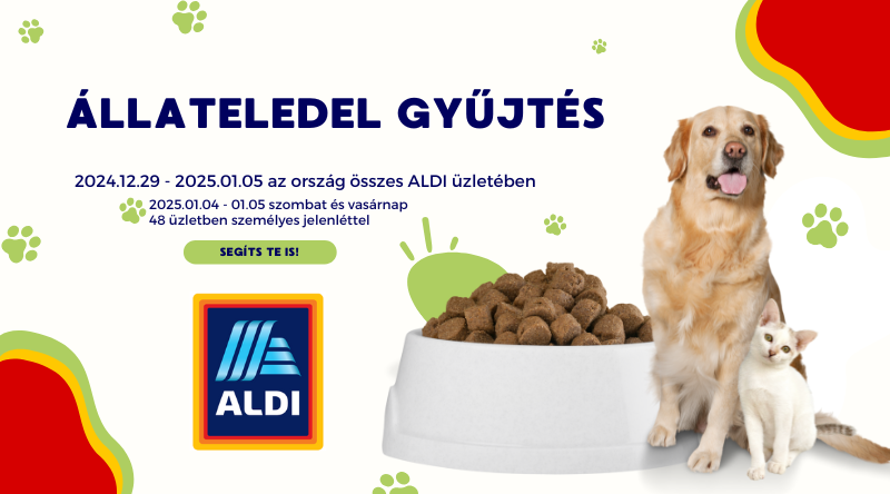 Aldi állateledel gyűjtés